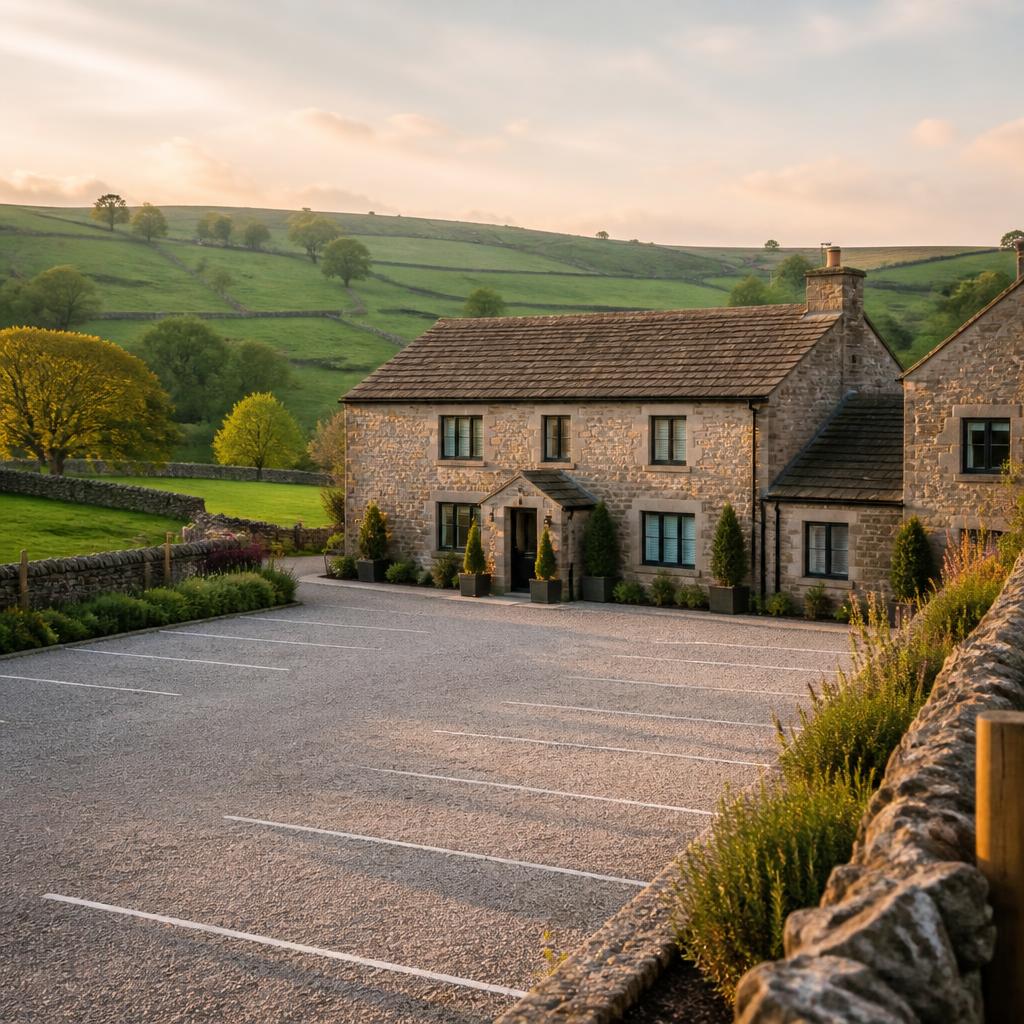 Stone holiday cottage in the Peak District with off-road guest parking